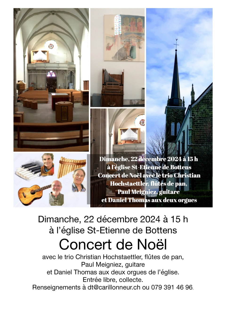 noël Bottens concert affichette
