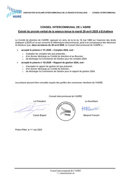 Extrait_PV_ASIRE_29.04.2025 ASIRE