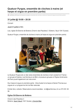 carillons.ch Concert