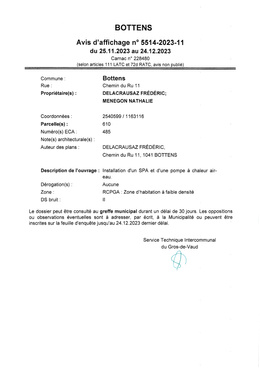 AvisDAffichage_5514-2023-11_Camac228480 Avis d'affichage